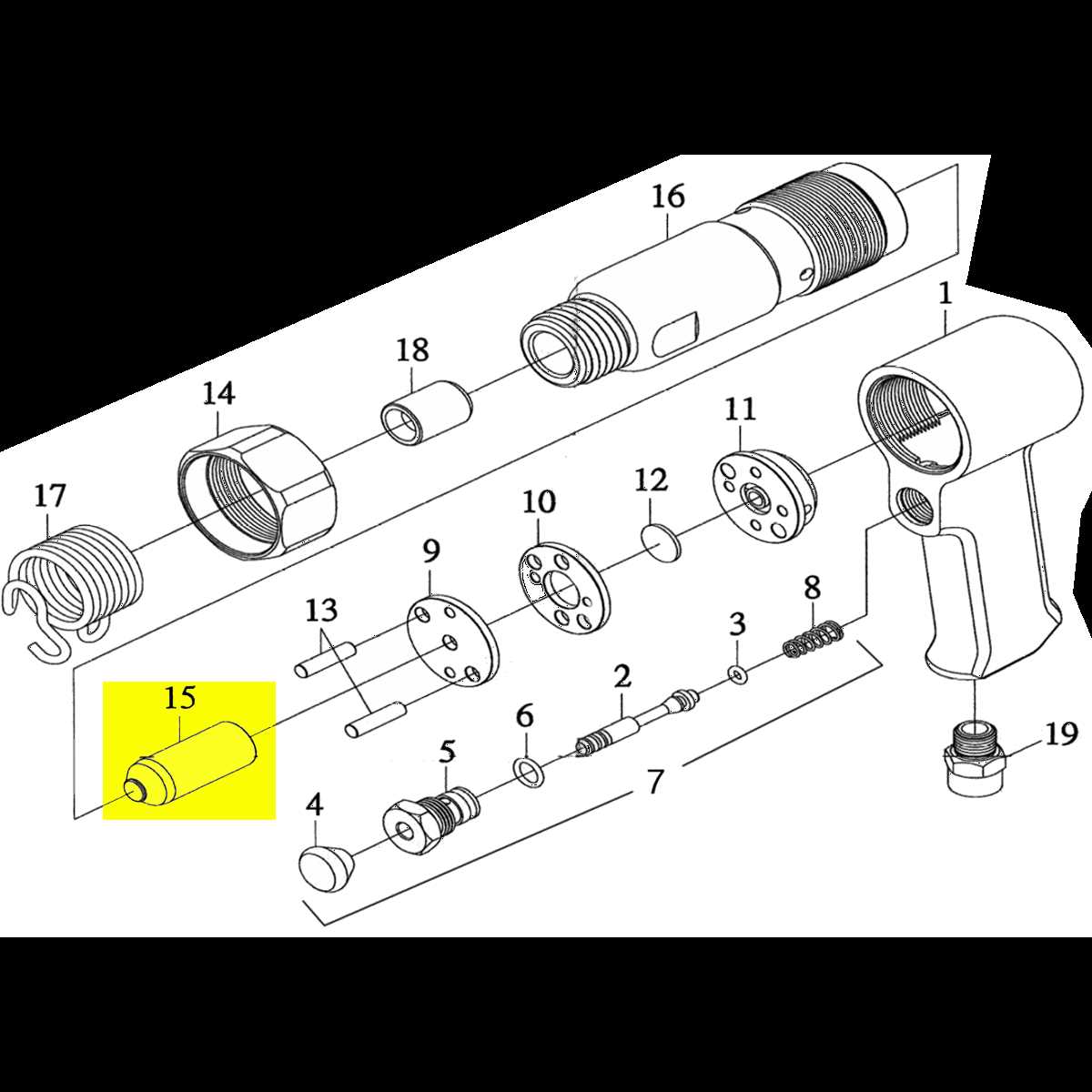 chicago pneumatic parts diagram