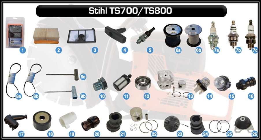 stihl ts700 parts diagram