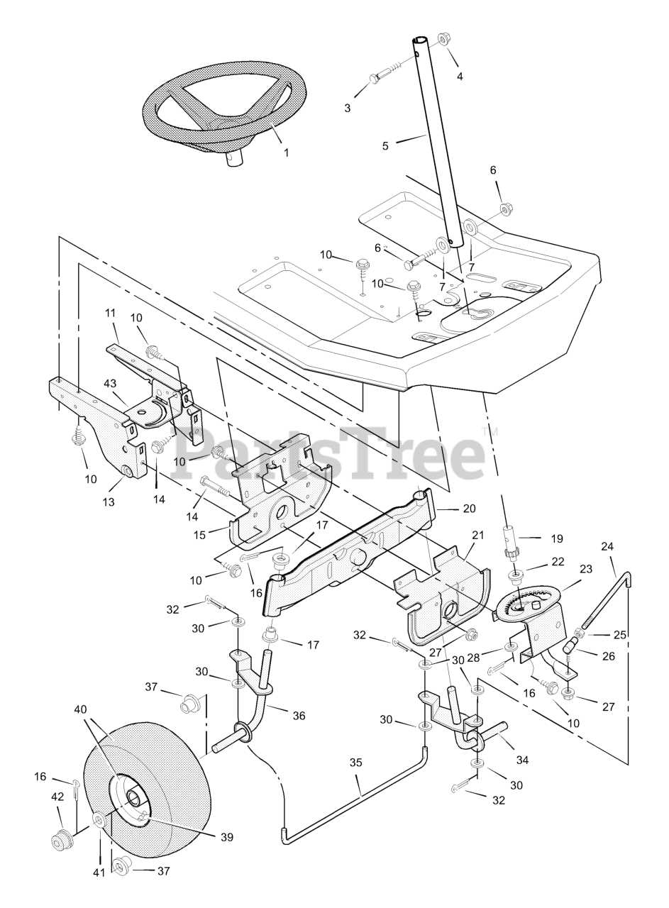 murray lawn mower parts diagram