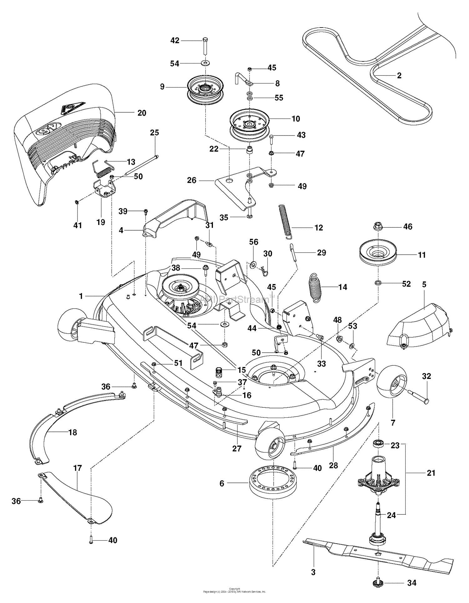 husqvarna yth24v48ls parts diagram