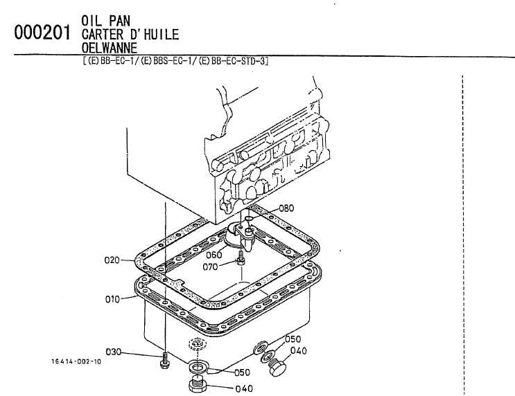 kubota engine parts diagram