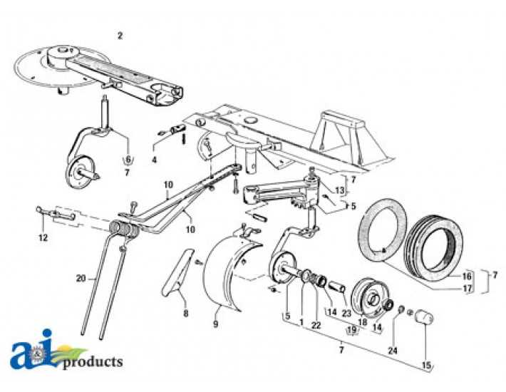 kuhn hay tedder parts diagram