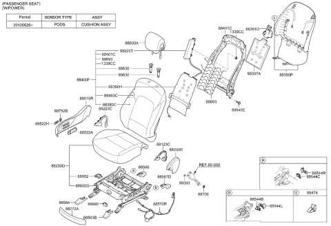 2015 hyundai santa fe parts diagram