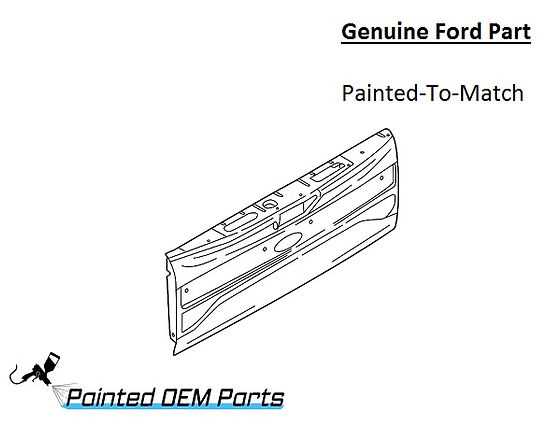 2021 ford f150 front bumper parts diagram