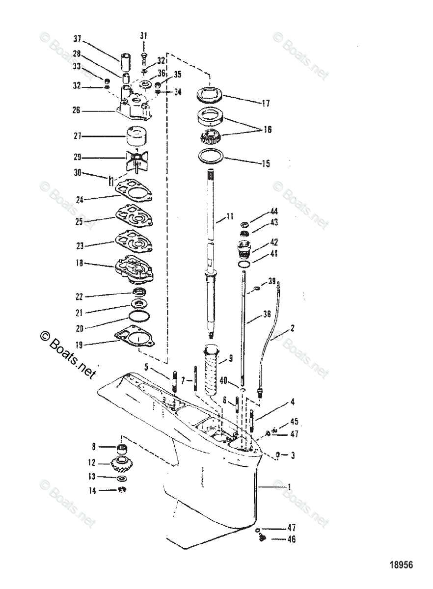 lower unit parts diagram