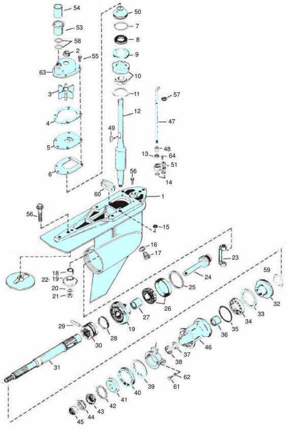 lower unit parts diagram