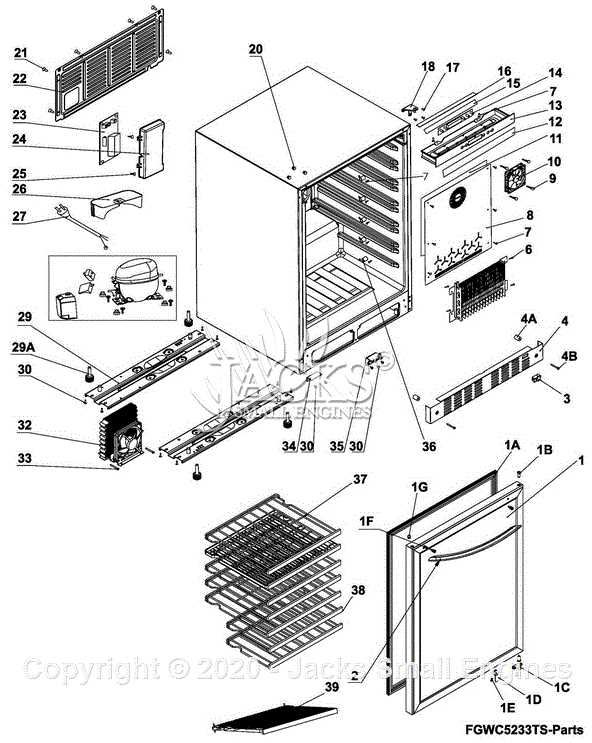 magic chef hmbc58st parts diagram