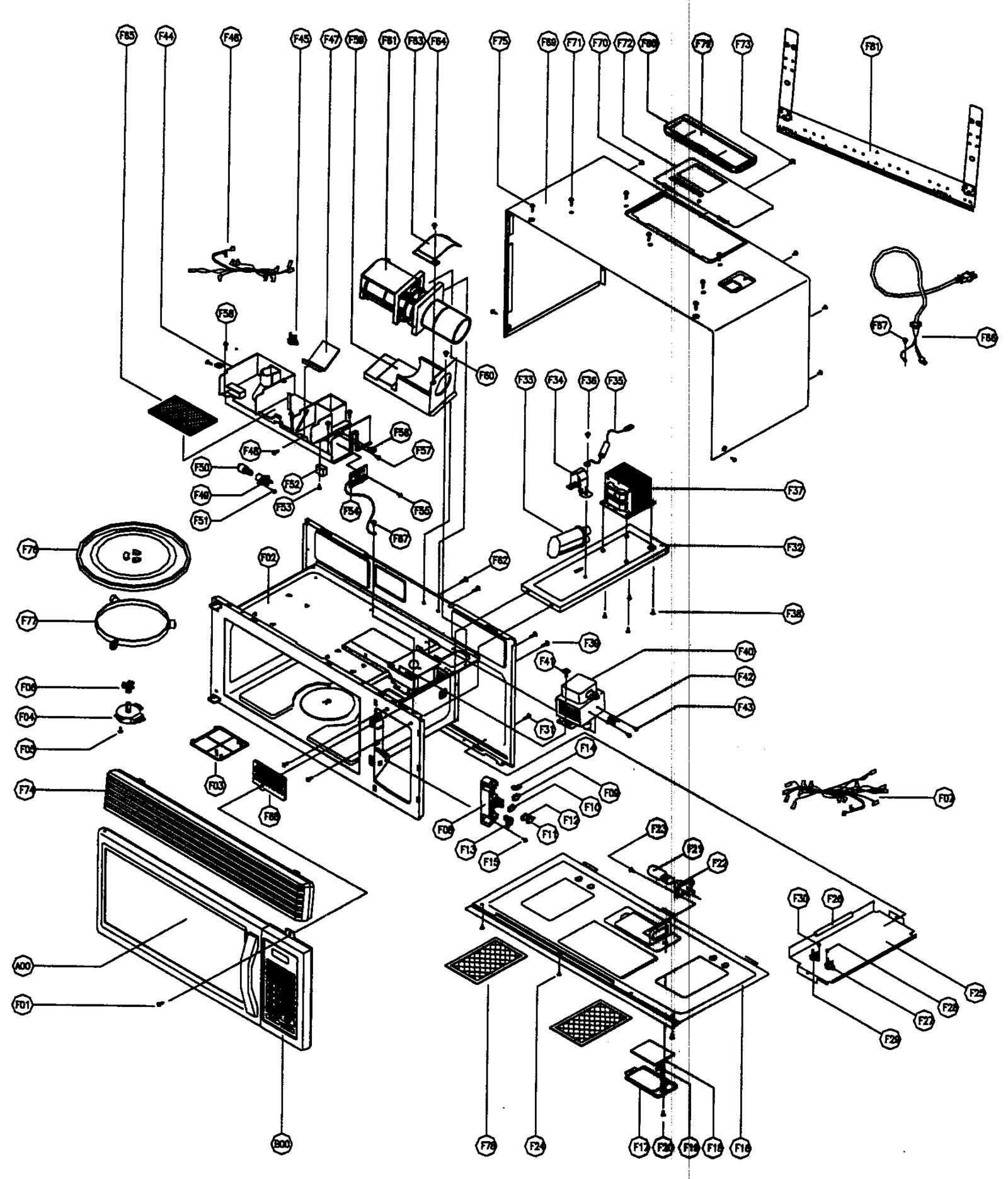 magic chef hmbc58st parts diagram