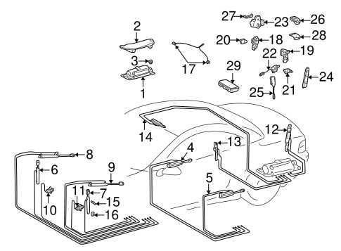 mercedes sl500 parts diagram