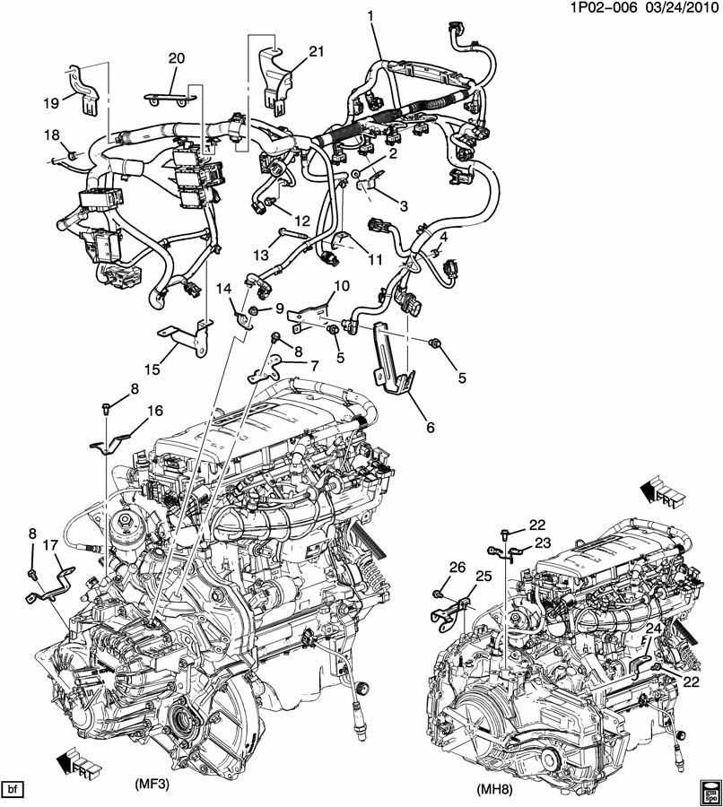 2015 chevy cruze engine parts diagram