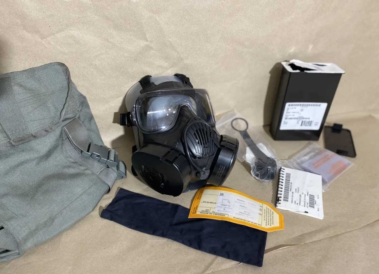 m50 gas mask parts diagram