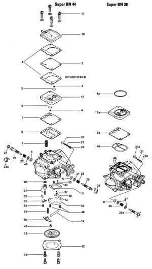 mikuni carb parts diagram