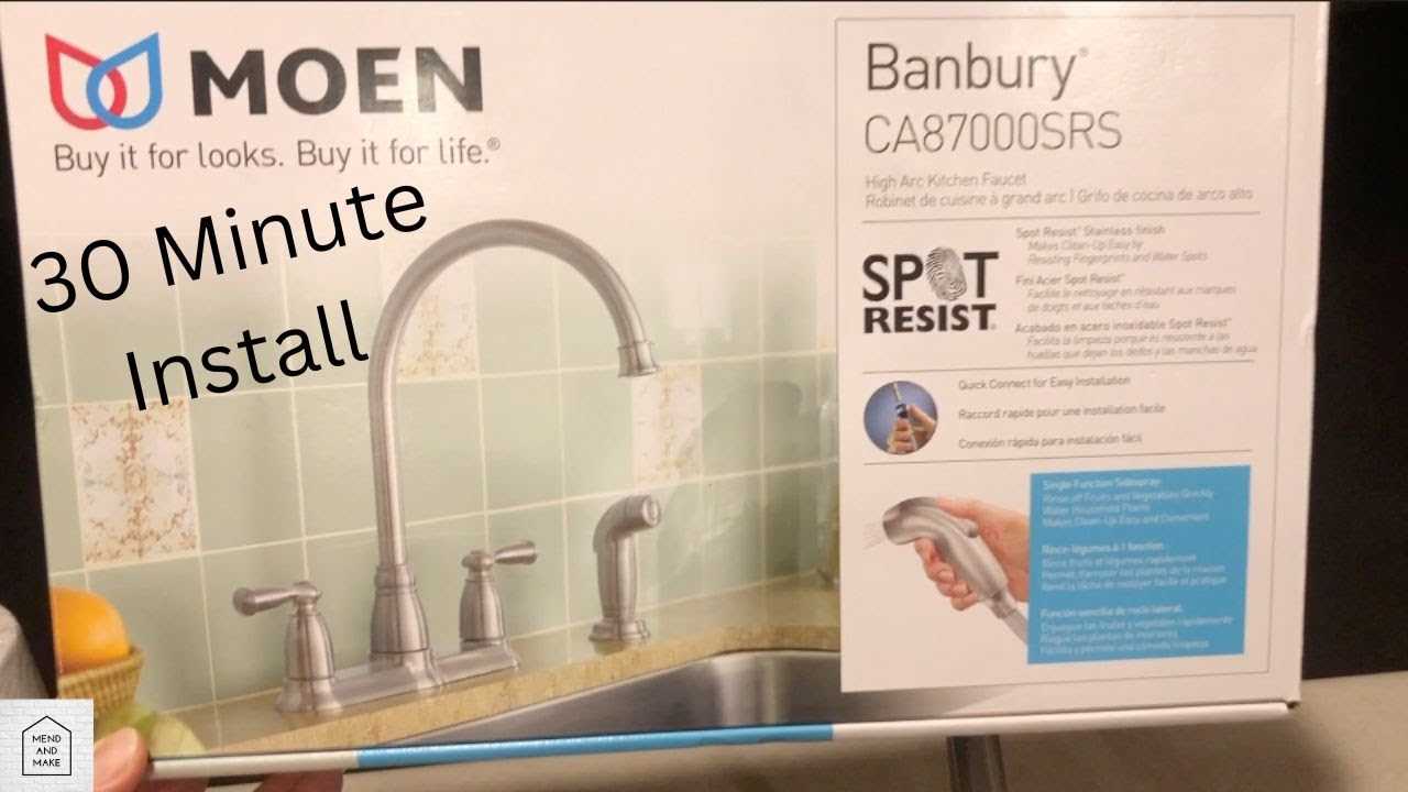 moen banbury kitchen faucet parts diagram