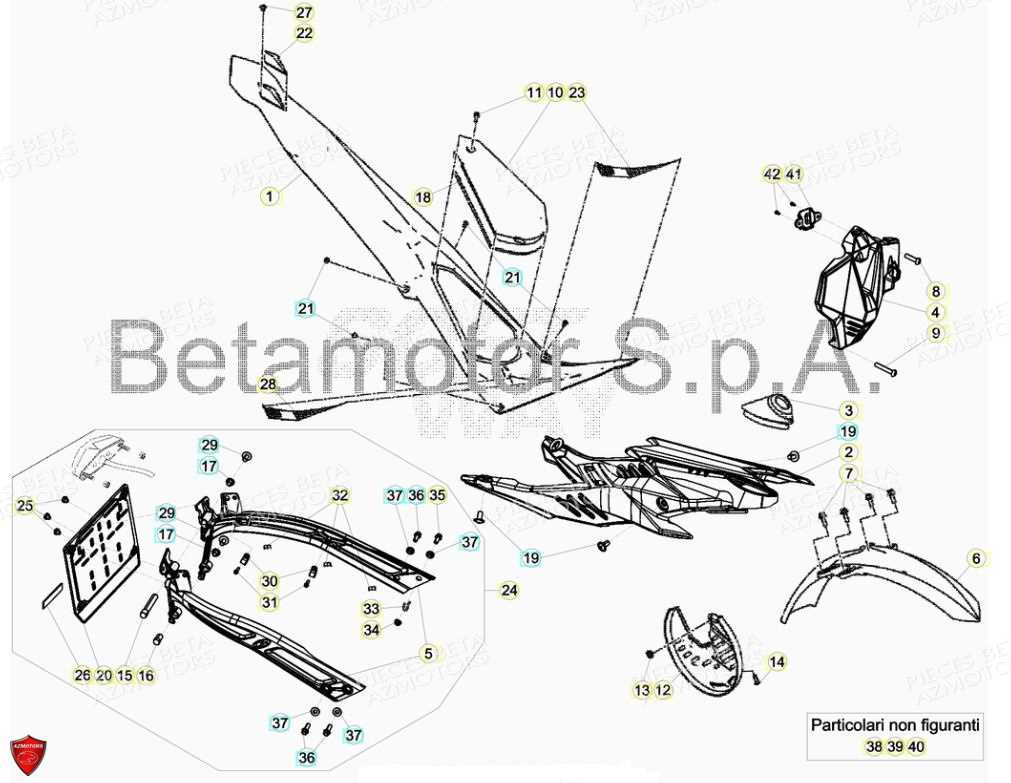 beta evo parts diagram