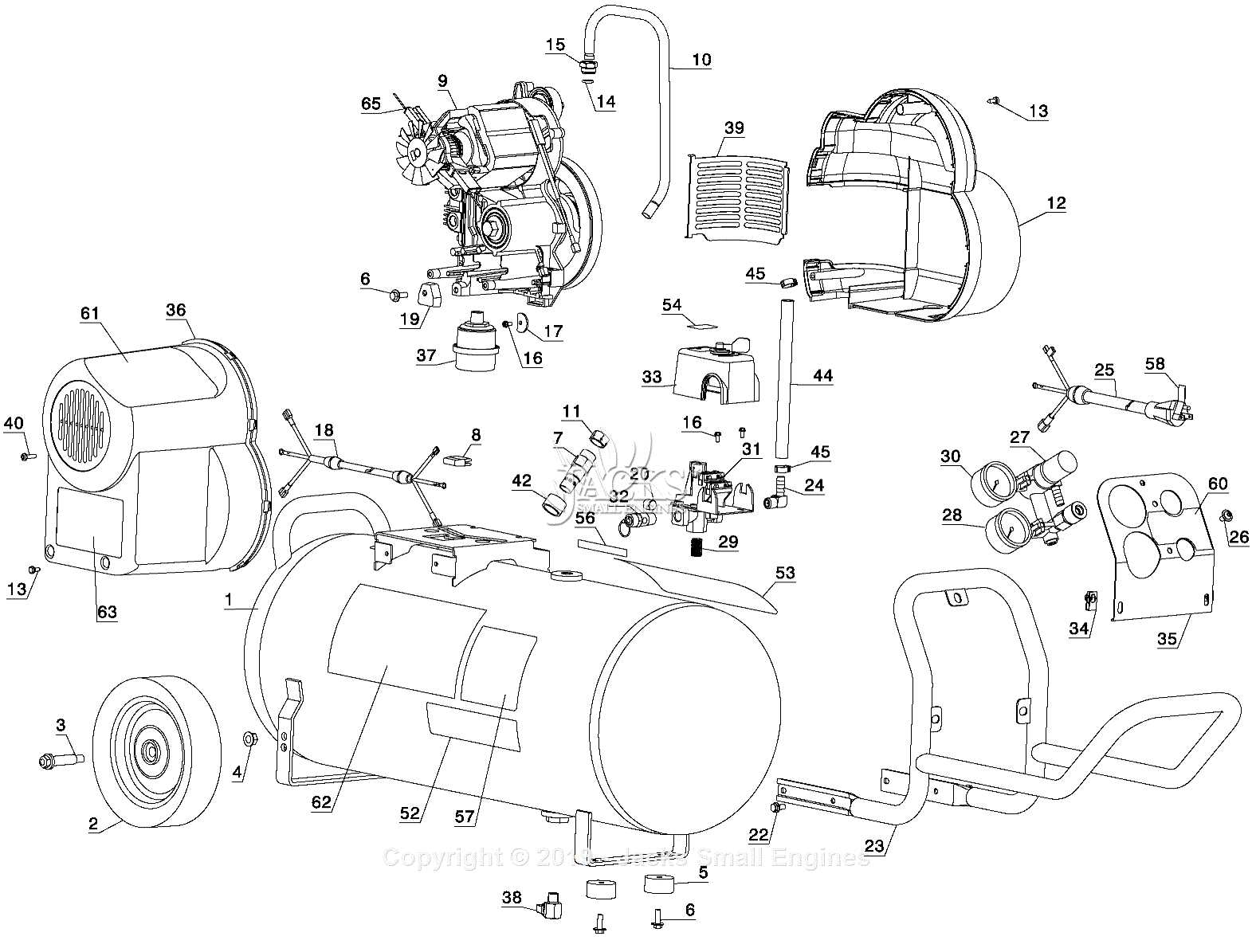 air regulator parts diagram