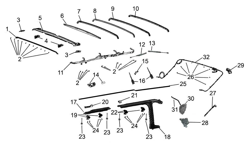 2010 jeep wrangler parts diagram
