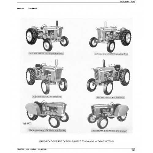 john deere 1010 parts diagram