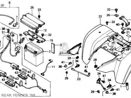 1997 honda fourtrax 300 parts diagram