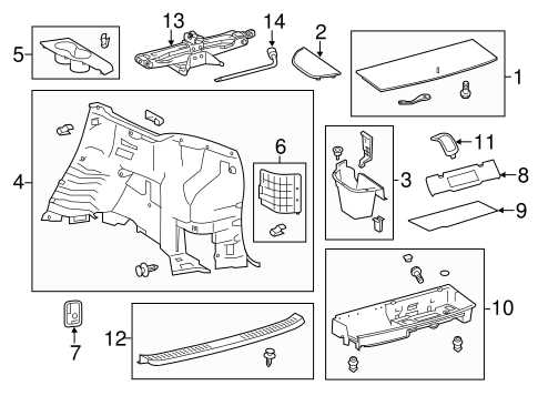 2017 toyota highlander parts diagram