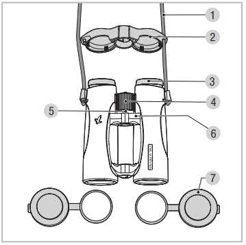 binocular parts diagram
