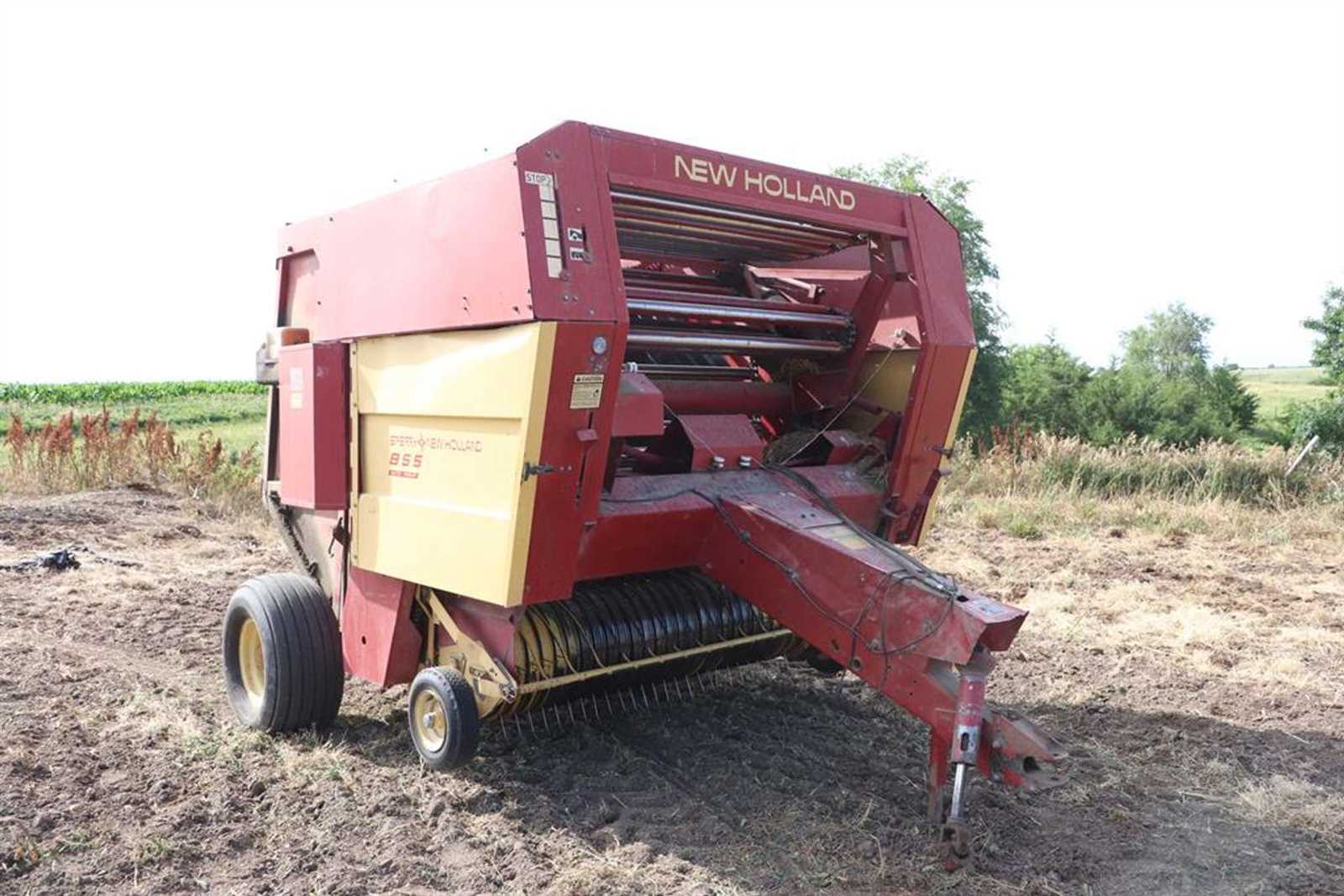 new holland 855 round baler parts diagram