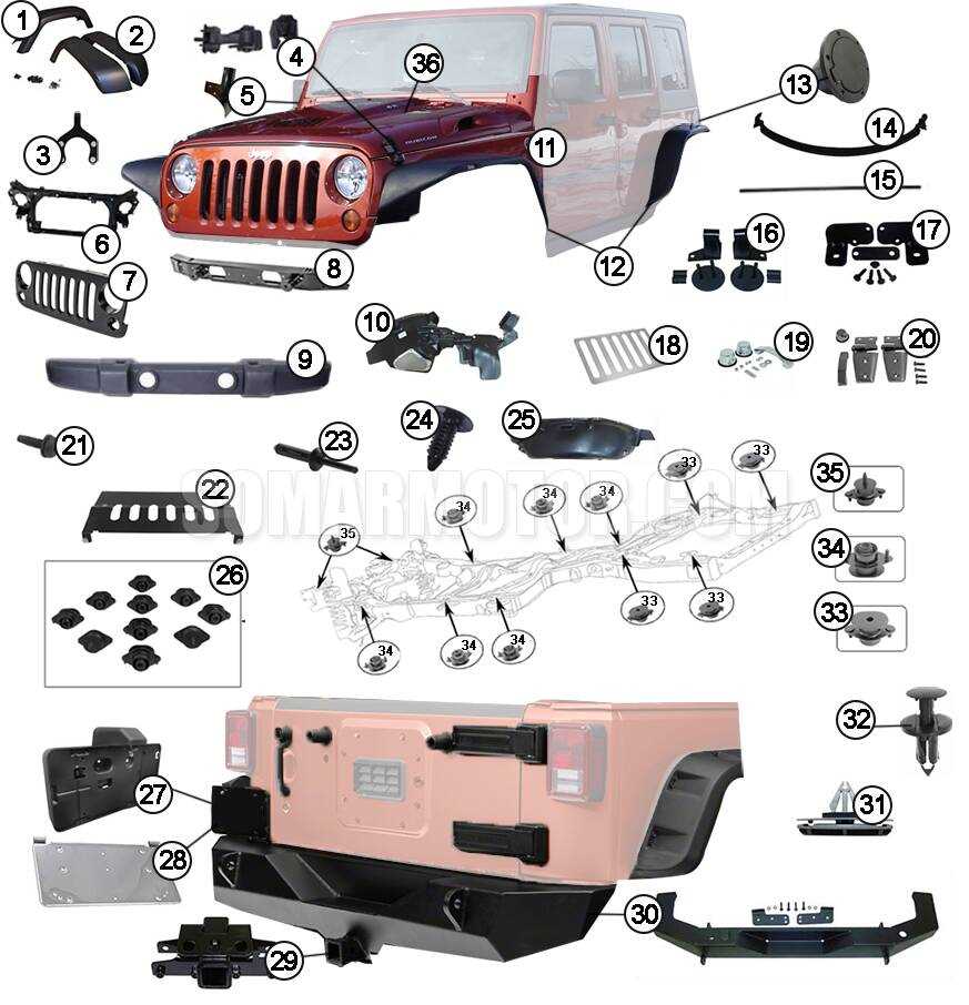 jeep jk parts diagram jeep jk parts diagram