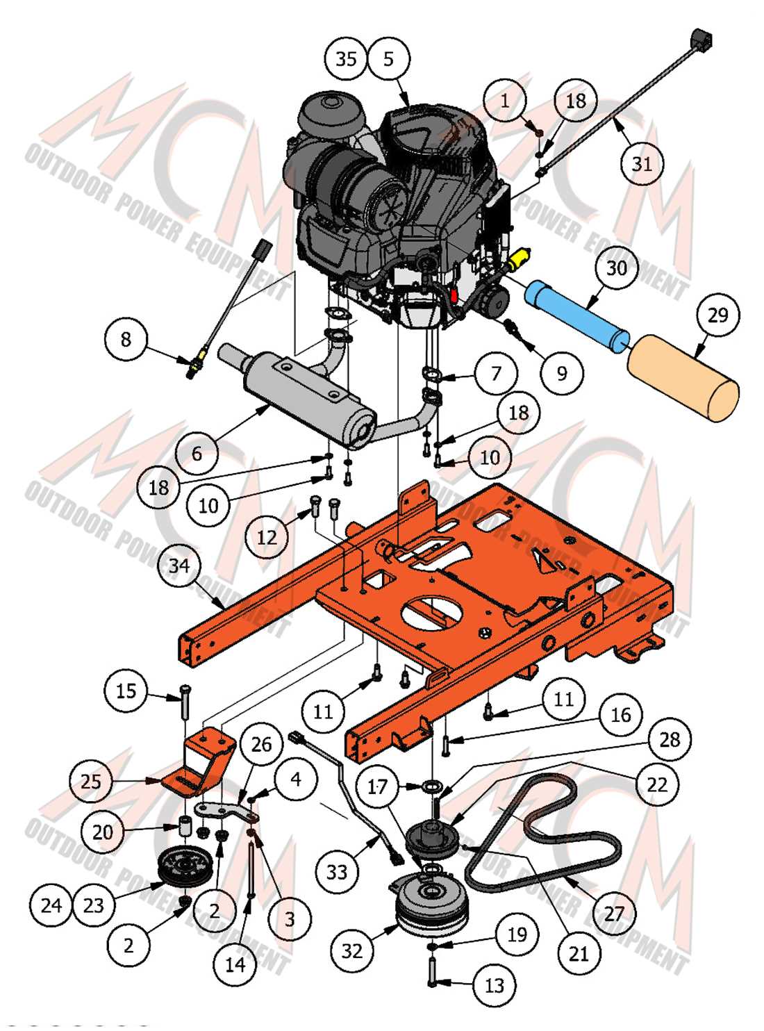 18 hp vanguard engine parts diagram