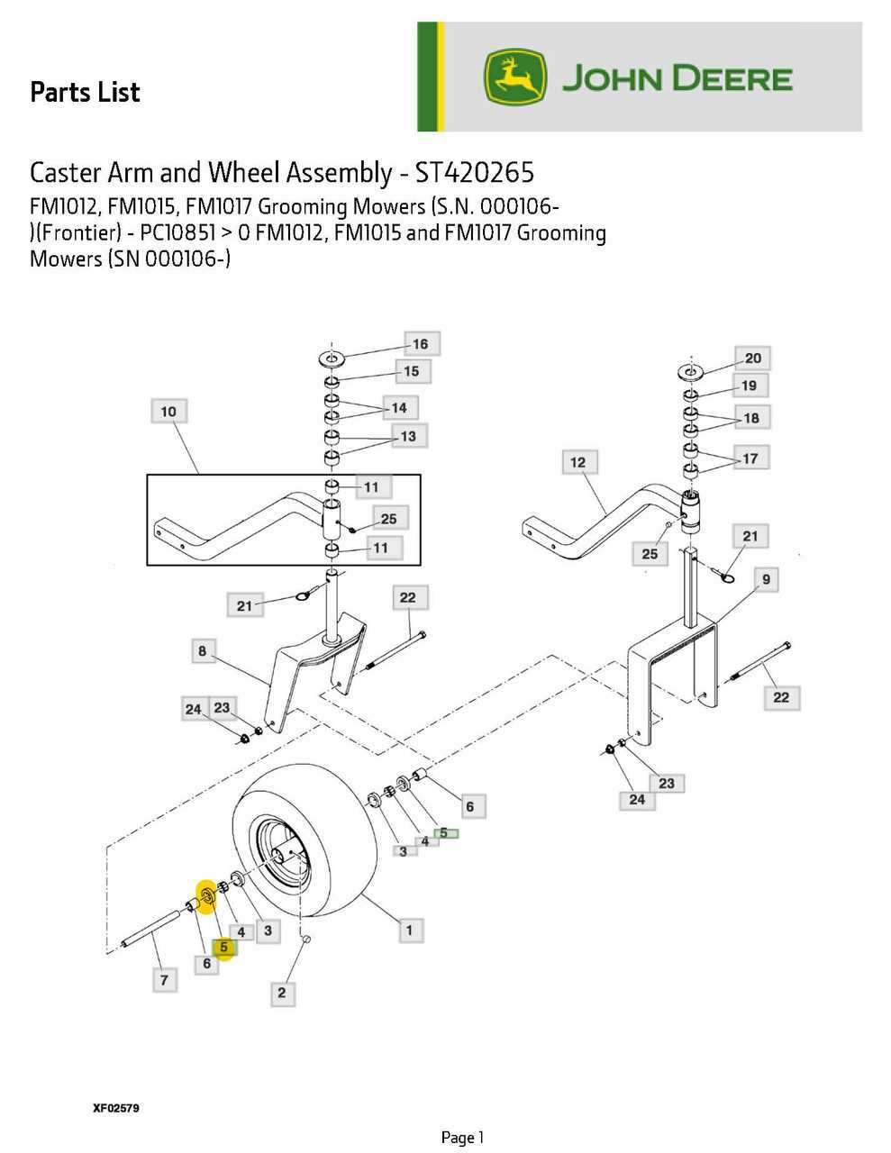 john deere js25 parts diagram