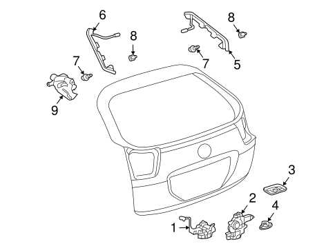 2009 lexus rx 350 parts diagram