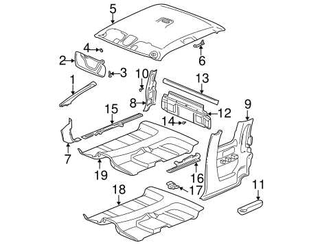 2000 chevy silverado parts diagram