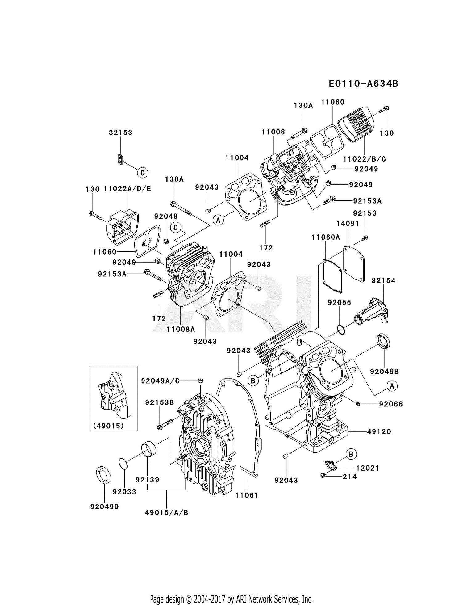 4 stroke engine parts diagram