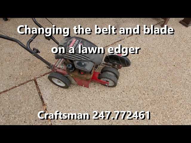 craftsman edger parts diagram