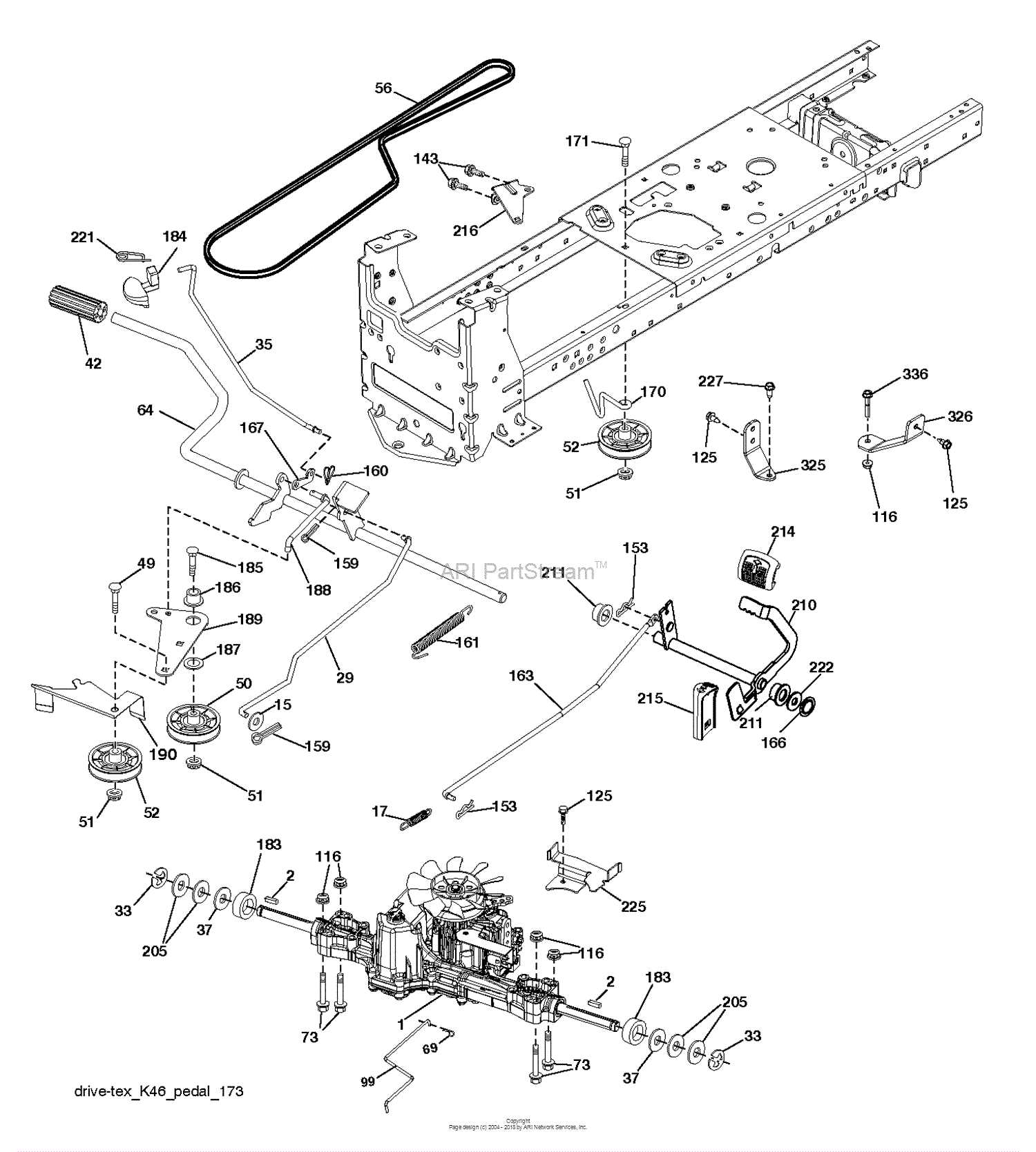 yth18542 parts diagram