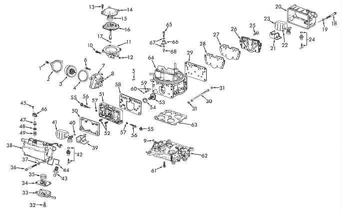 edelbrock carb parts diagram