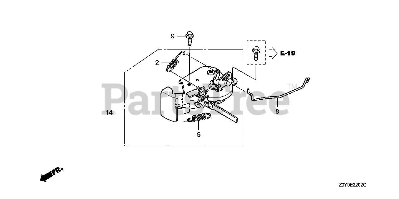 honda gcv190 parts diagram