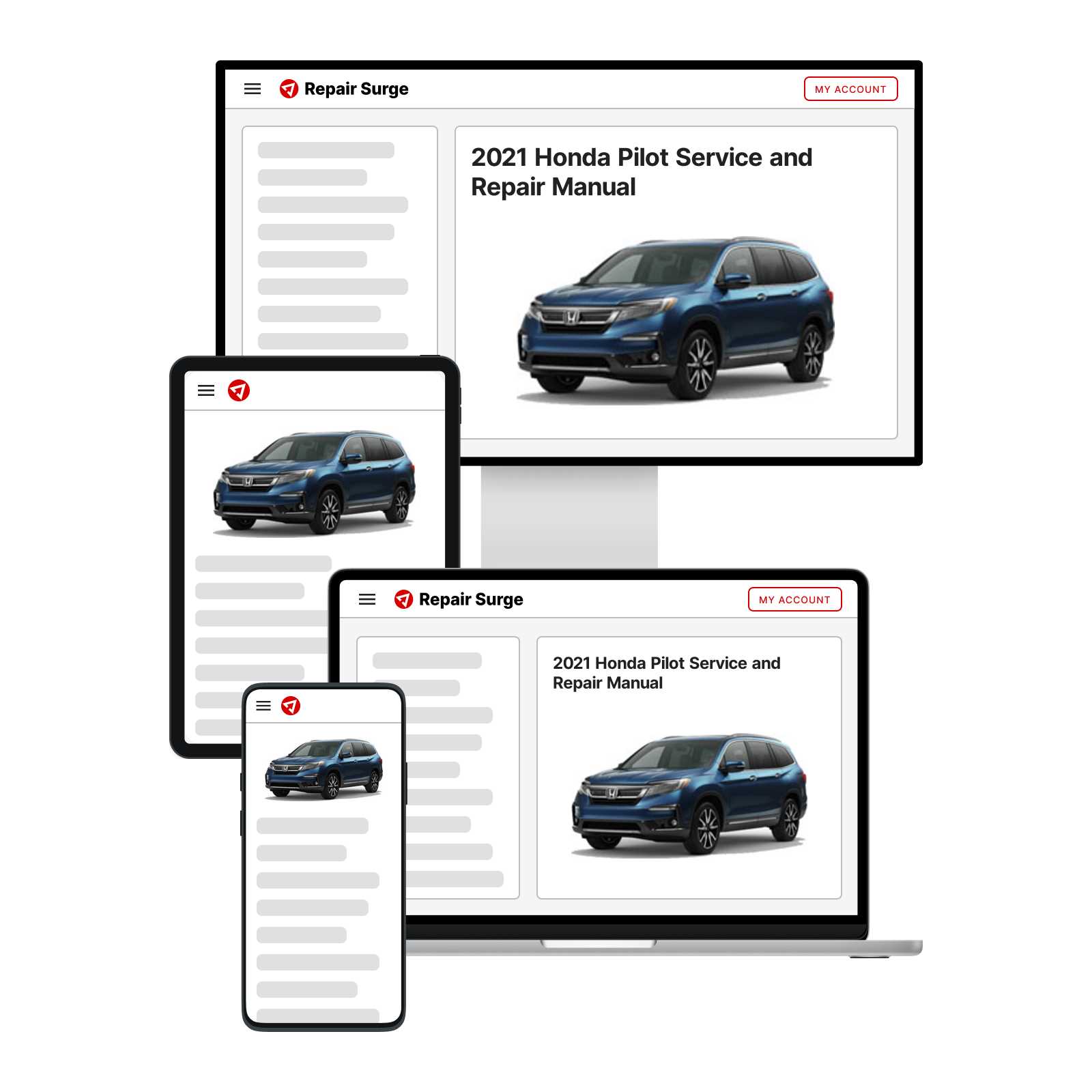 2019 honda pilot parts diagram