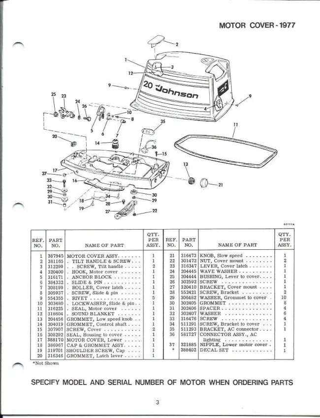 omc parts diagram
