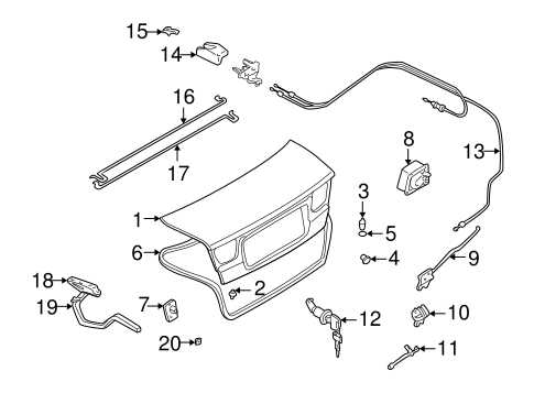 subaru legacy parts diagram