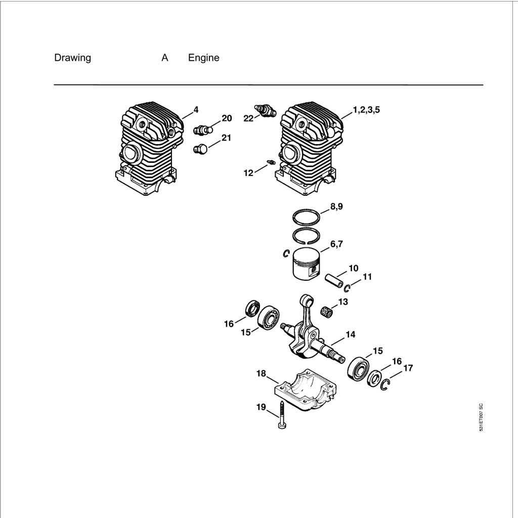 stihl spare parts diagrams
