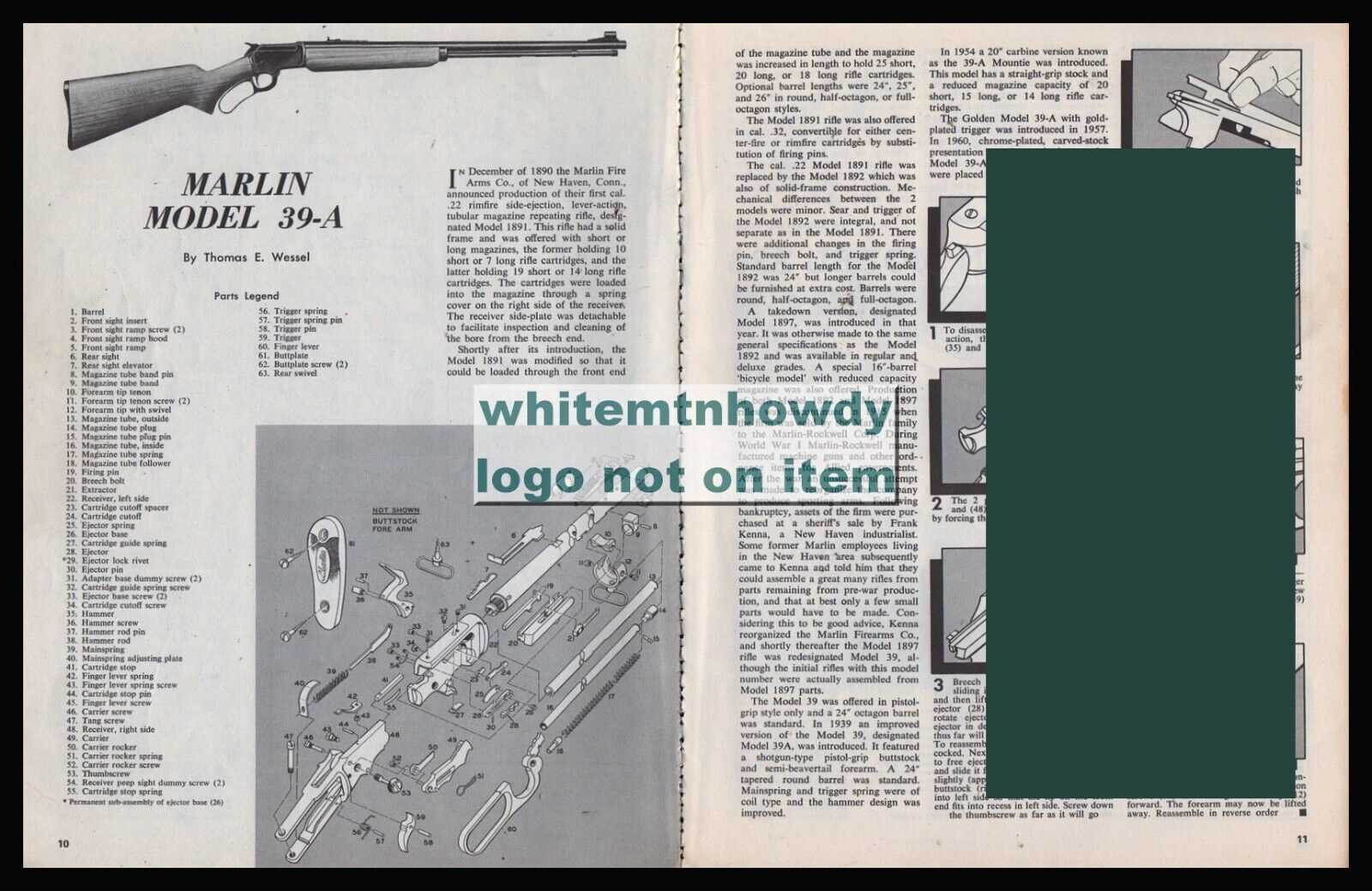 marlin 39a parts diagram
