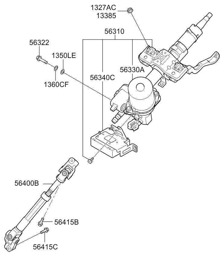 2013 kia rio parts diagram
