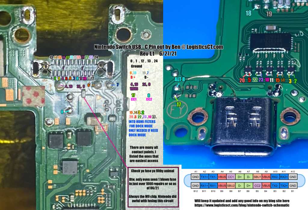 nintendo switch lite parts diagram