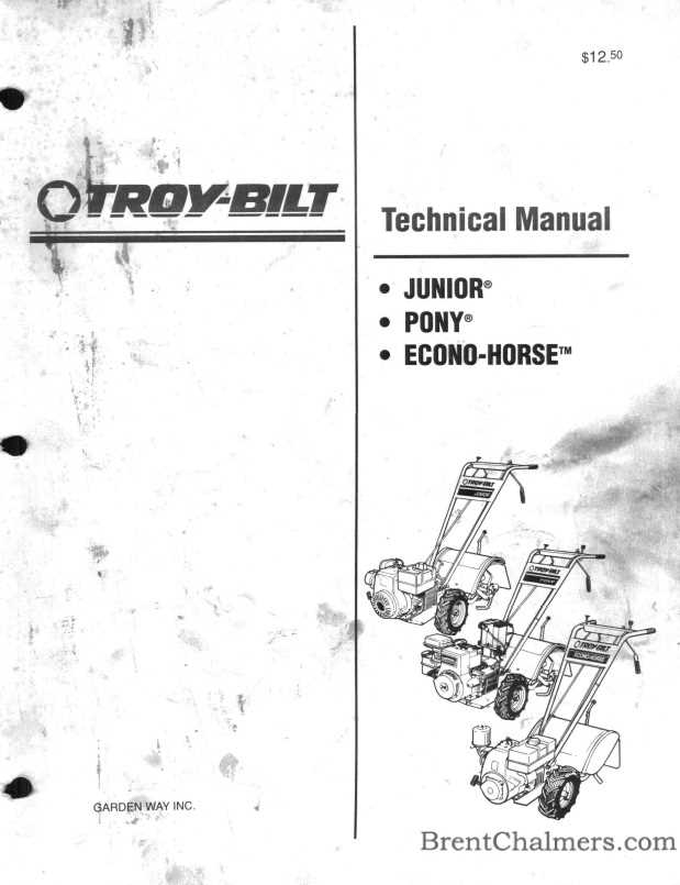 troy bilt horse parts diagram
