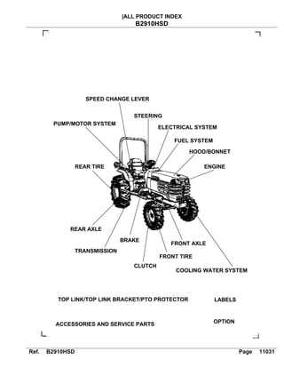 kubota b2630 parts diagram