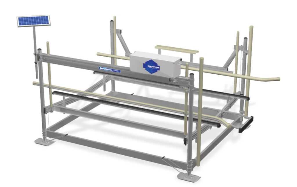 shore station boat lift parts diagram