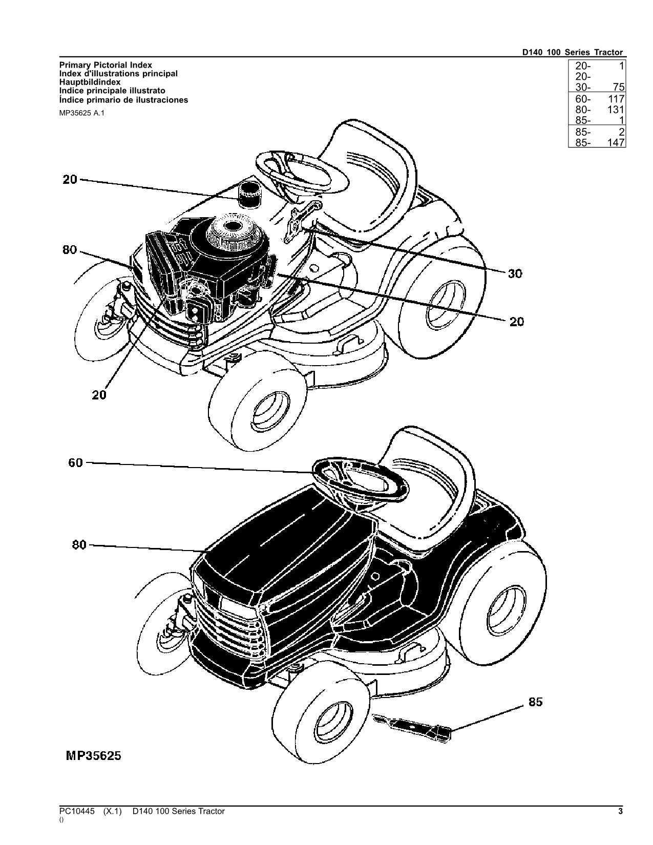 john deere riding mower parts diagrams