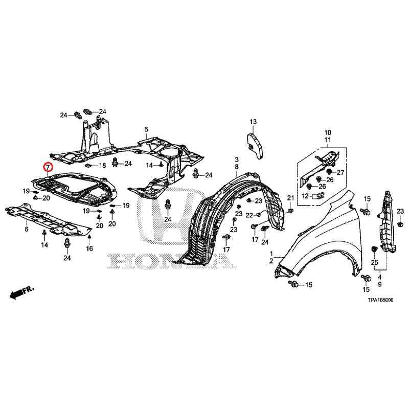 2017 honda cr v body parts diagram