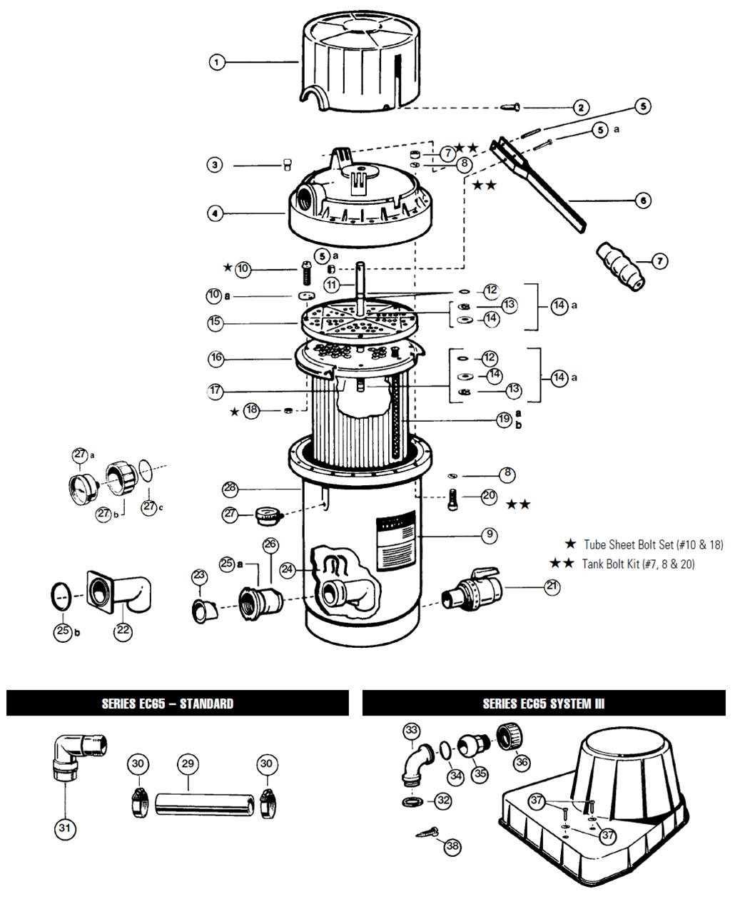 pentair filter parts diagram