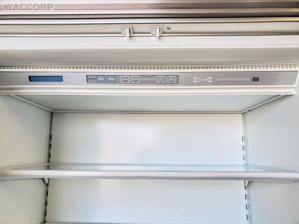 sub zero 650 refrigerator parts diagram