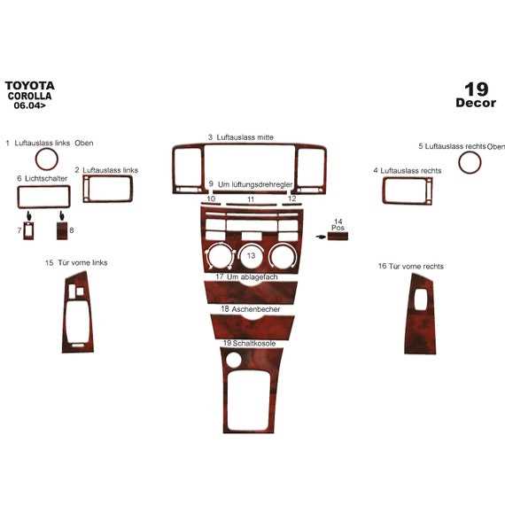 2007 toyota corolla parts diagram